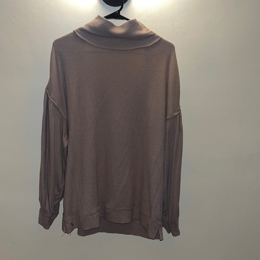 Free People backless sweater